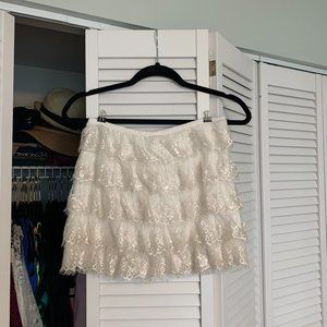 White skirt